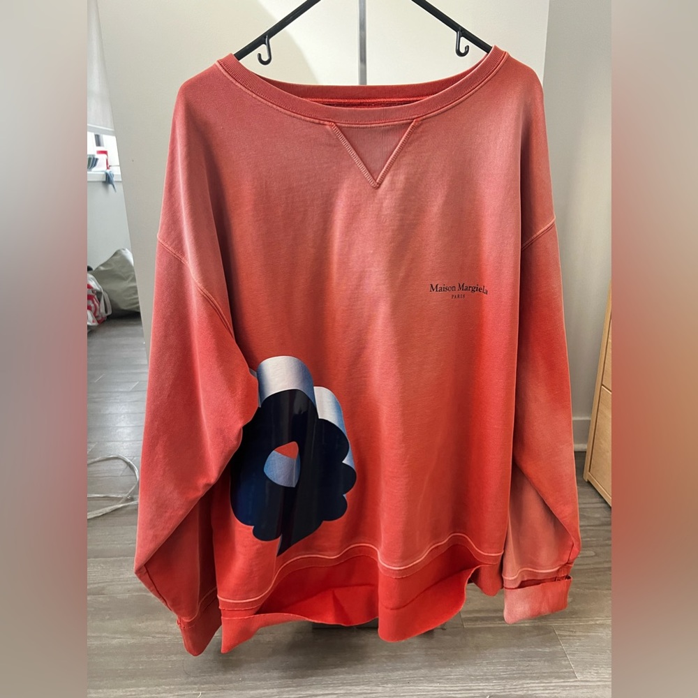 Maison Margiela Gradient Graphic-Print Crewneck Sweatshirt